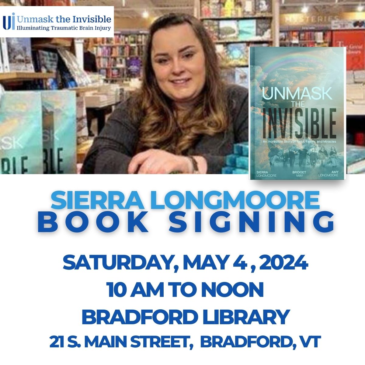 Sierra Longmoore Book Signing Event Post