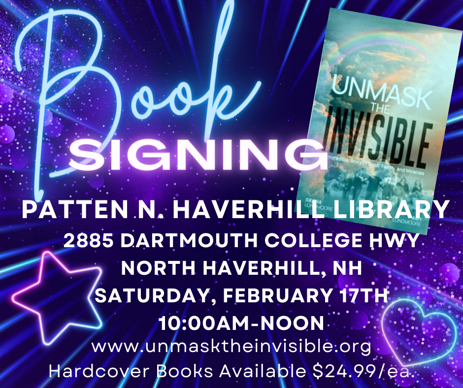 Unmask the Invisible Book Signing